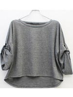 【DECEIVE..】ロールアップ裏毛TOPS