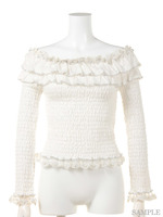 NF シャーリング長袖トップス 