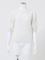 アンゴラ混パワショルニットPO