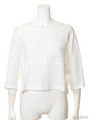 [Salon de Balcony]BLOCK LACE BLOUSE