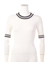 【CASUAL】カラーラインリブPO