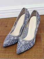 レースパンプス