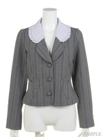 Check　Frill　Heart　Jacket
