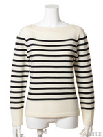 [Salon de Balcony]BORDER KNIT PULLOVER
