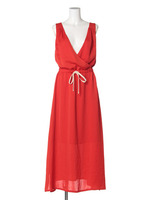 【BED＆BREAKFAST】Resort　Satin　Long　Dress