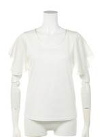 サテンスリーブ切替T