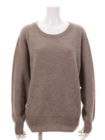 カシミア混プルオーバー