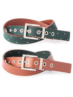 ドット×無地リバーシブルベルト