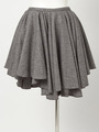 ヘリンボーン　タックアシメスカート