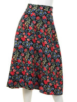 レトロフラワーミディーフレアSK