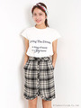 【KiiRA】CHECK PENCIL SKIRT