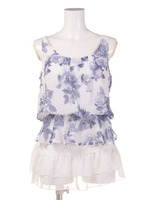 レイヤードフラワーTOP