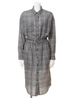 ロングシャツワンピース