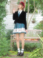 タッセル付きエナメルローファーパンプス