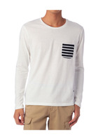 TCR長袖ボーダーポケT