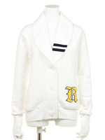 カレッジ裏毛　カーデ