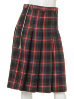 G0800 チェックラッププリーツSK