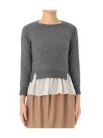 クロップドニット&フレアータンクトップSET