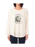 ミニ裏毛かすれプリントカットソー