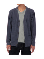 杢調ニットシンプルカーディガン