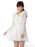 【LIZLISA】背中ハートワンピース