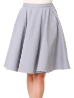 【W】ピーチ起毛フレアスカート