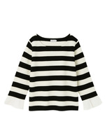 別生地使いハイゲージニットプルオーバー