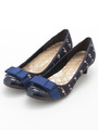 【JELLYBEANS】フラットリボンレースパンプス