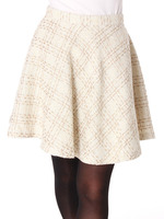 【dazzlin】ツイードフレアースカート