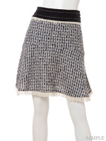 ファンシー ツイード スカート