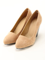 ブロックヒールパンプス