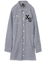 GINGHAM SHIRT DRESS
