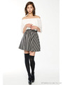 ストライプフリルBLドッキングOP
