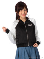 ハート刺繍ショートブルゾン