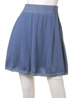 DENIM風ニットスカート