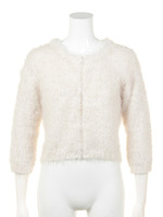 【LADY】ショートフラッフィーカーディガン