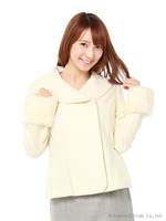 ショールカラーショートコート