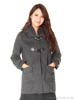 トグルウールミックスコート