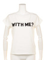 WITH MEプリントTシャツ