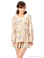 【LIZLISA】ゴブラン花柄トップス