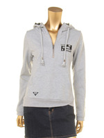 ニットコンビWフード裏毛TOPS