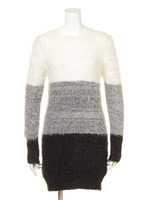 フェザーヤーンハイショクチュニック