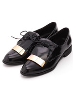 メタルカバーフラットシューズ