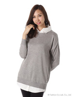 レイヤーSH／ニットチュニック