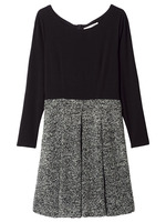 PJ/楽してキレイな異素材ワンピ