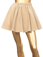 コーデュロイフレアスカート