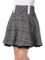 【Tralala】ツィードハイウエストスカート