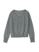 ハイゲージVネックニット