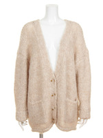 モヘアニットカーディガン