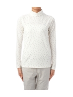 レオパード柄タートルネックカットソー